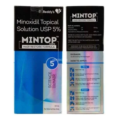 Mintop  Forte 5% 頭皮の髪を再生治療　60ml